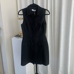 Black Sleeveless Mini Dress